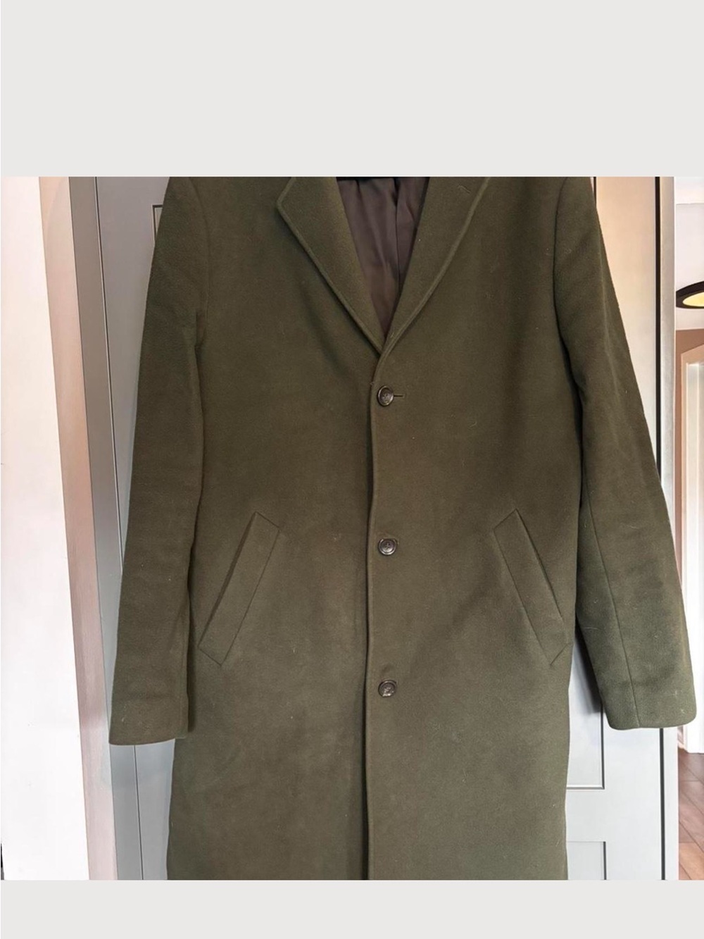 J. Crew Long Coat Green